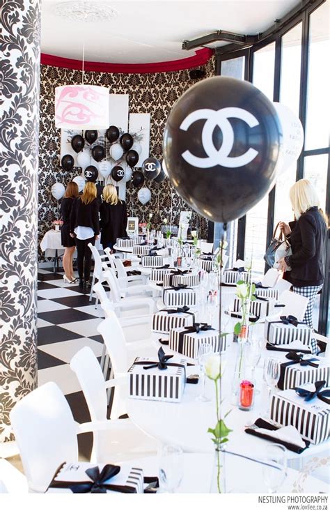 chanel theme birthday party